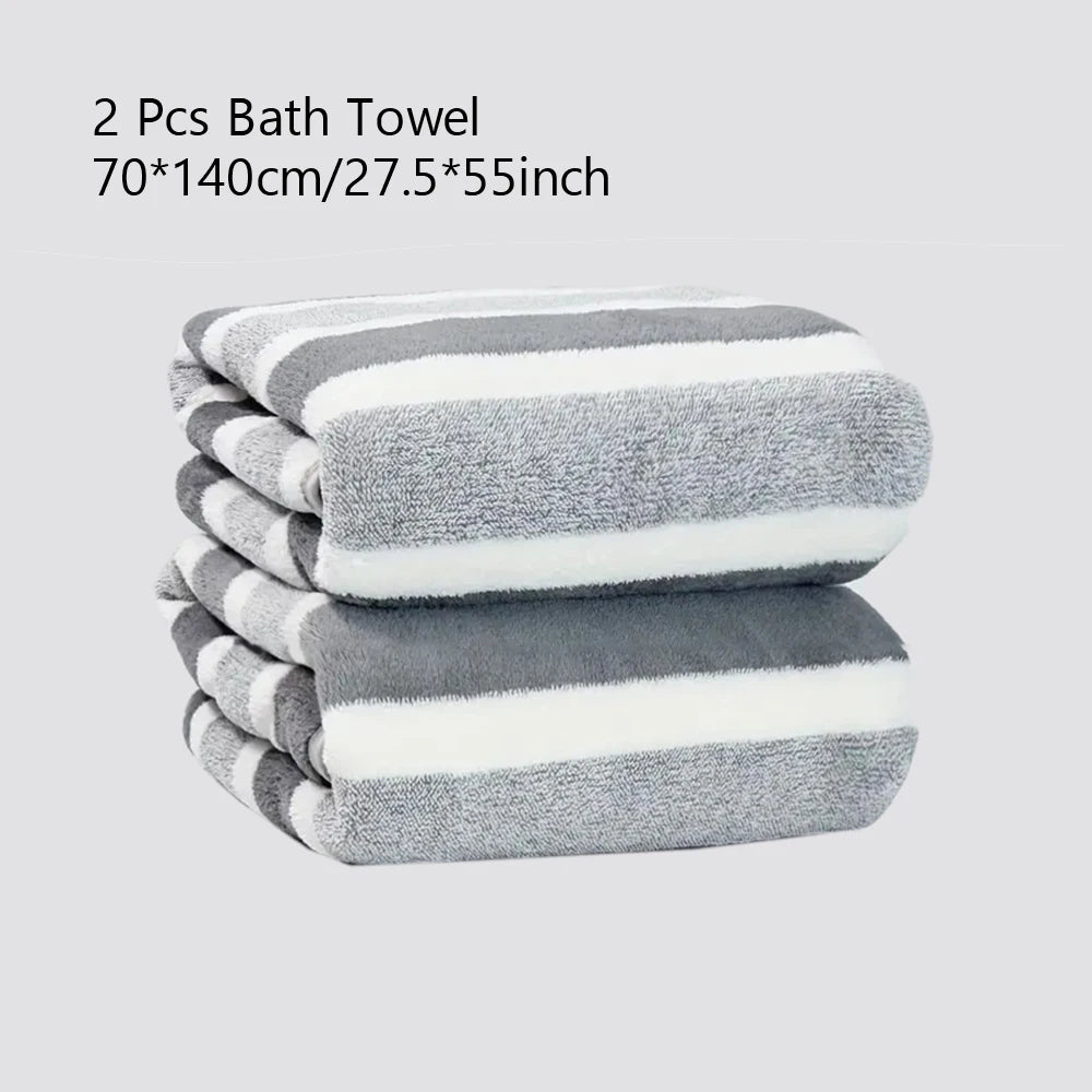 Premium Soft Bath Towel Set (2/4/6 Pieces)