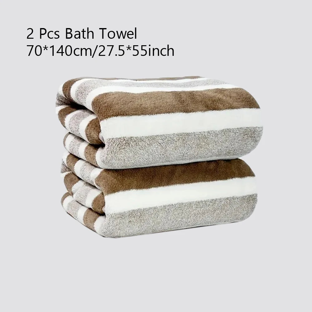Premium Soft Bath Towel Set (2/4/6 Pieces)