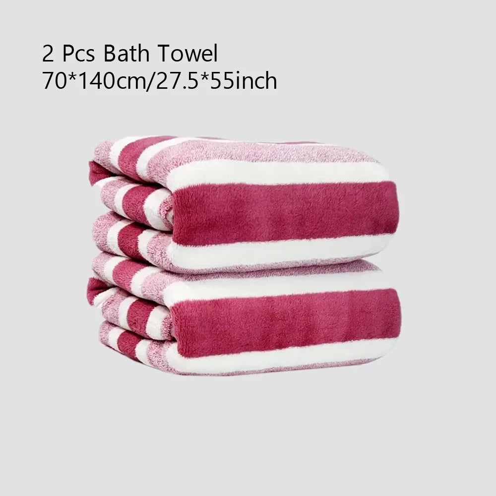 Premium Soft Bath Towel Set (2/4/6 Pieces)