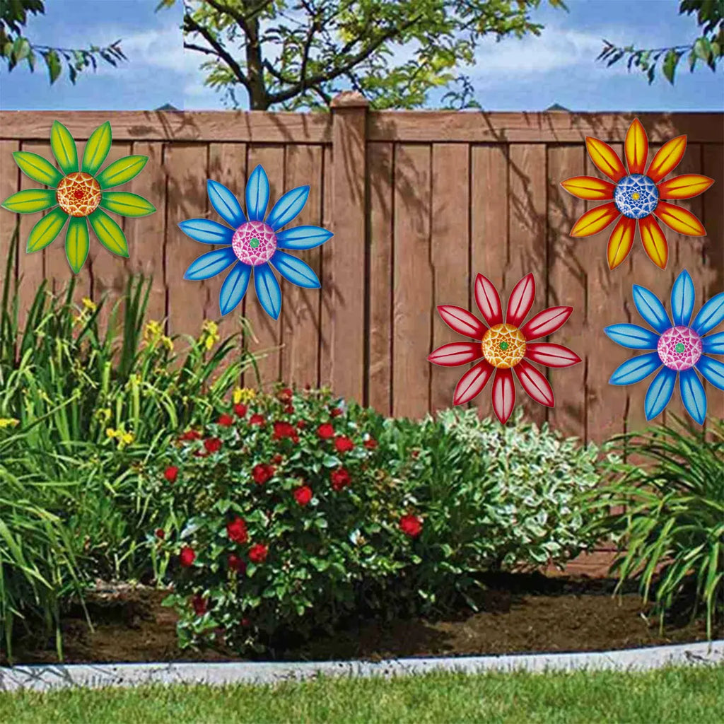 Metal Sunflower Wall Art