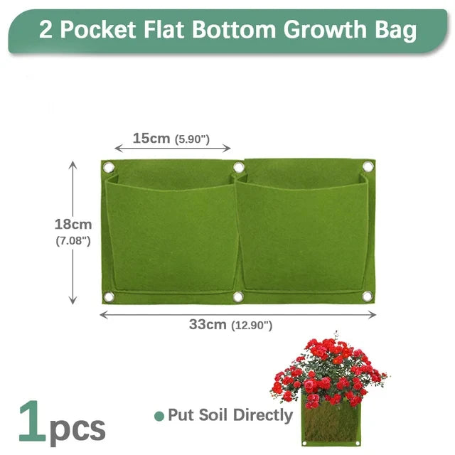 Vertical Wall Planter Grow Bag
