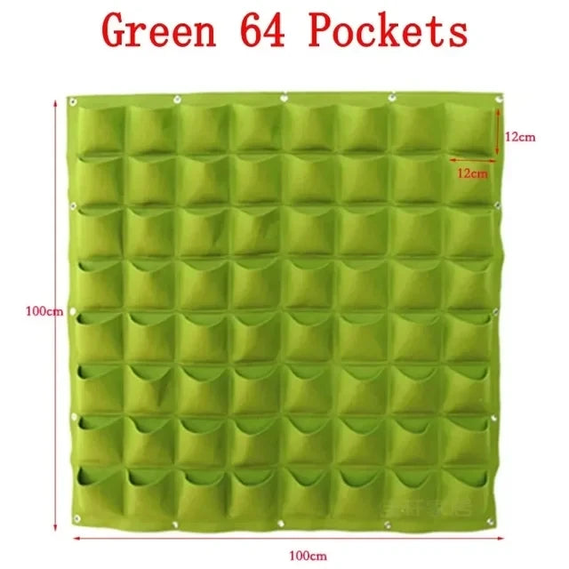 Vertical Wall Planter Grow Bag