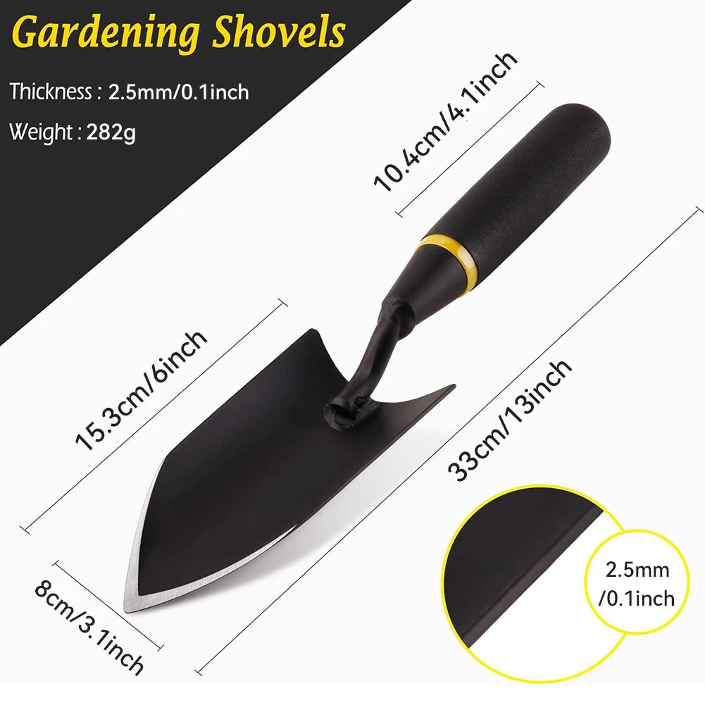 Heavy-Duty Carbon Steel Garden Trowel
