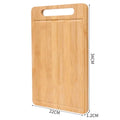 Natural Bamboo Cutting Board – Double-Sided Chopping Board