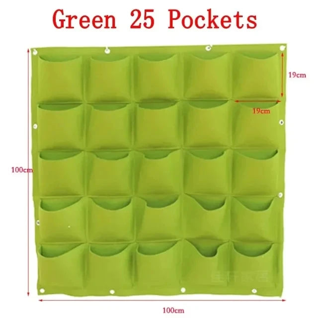 Vertical Wall Planter Grow Bag