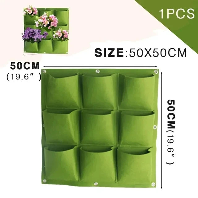 Vertical Wall Planter Grow Bag