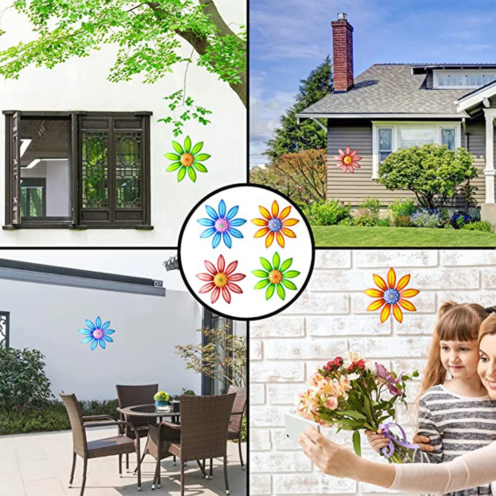 Metal Sunflower Wall Art