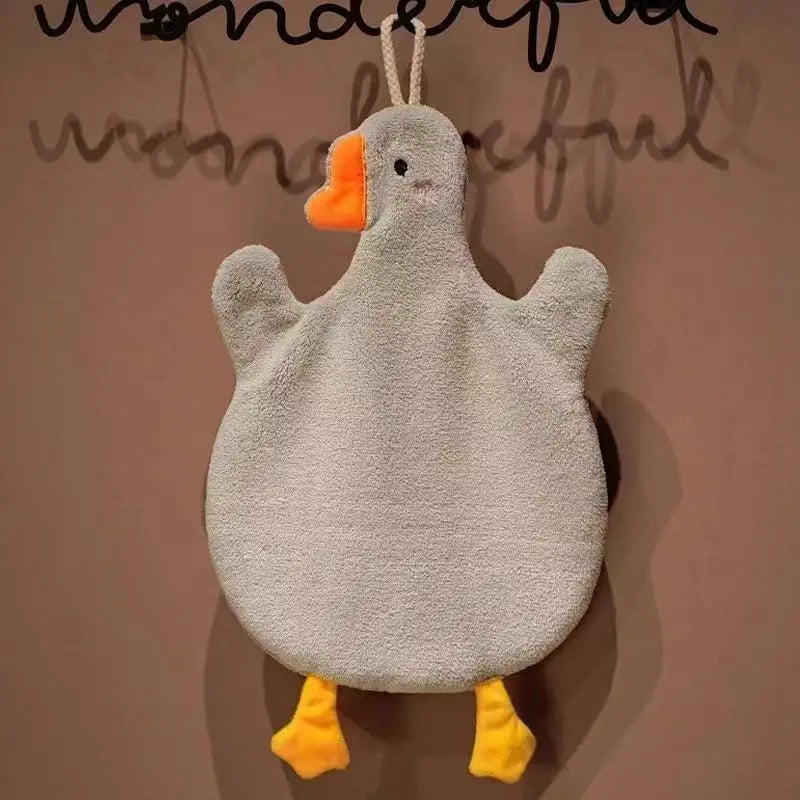 Cartoon Goose Hanging Hand Towel
