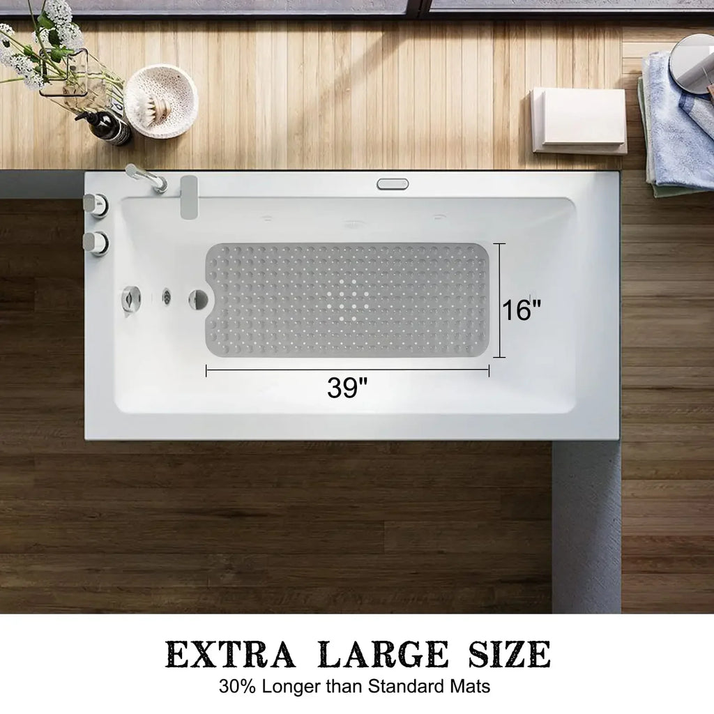 Extra Long Non-Slip Bathtub Mat – 40 × 100 cm