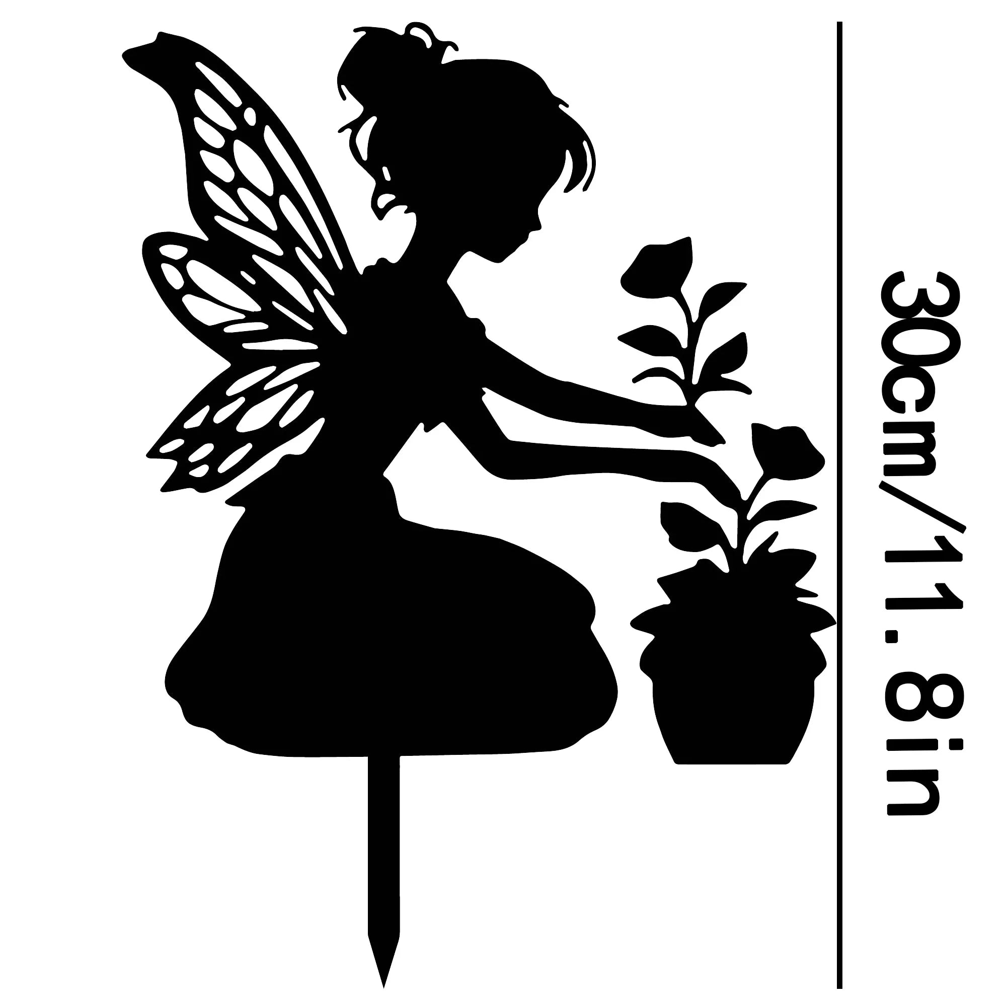 Metal Fairy Garden Wall Decoration