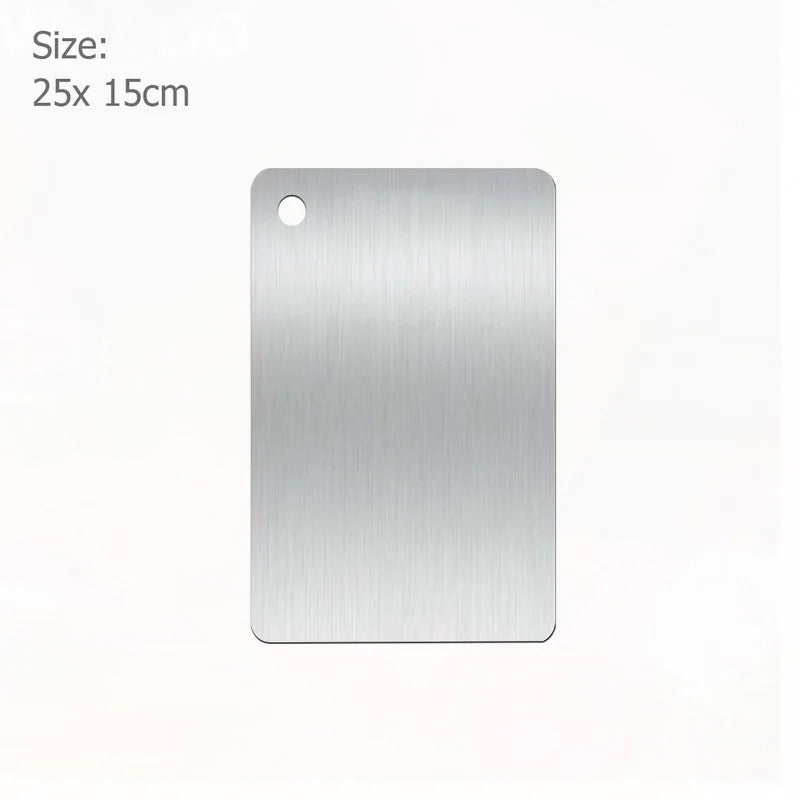 Double-Sided Stainless Steel Cutting Board