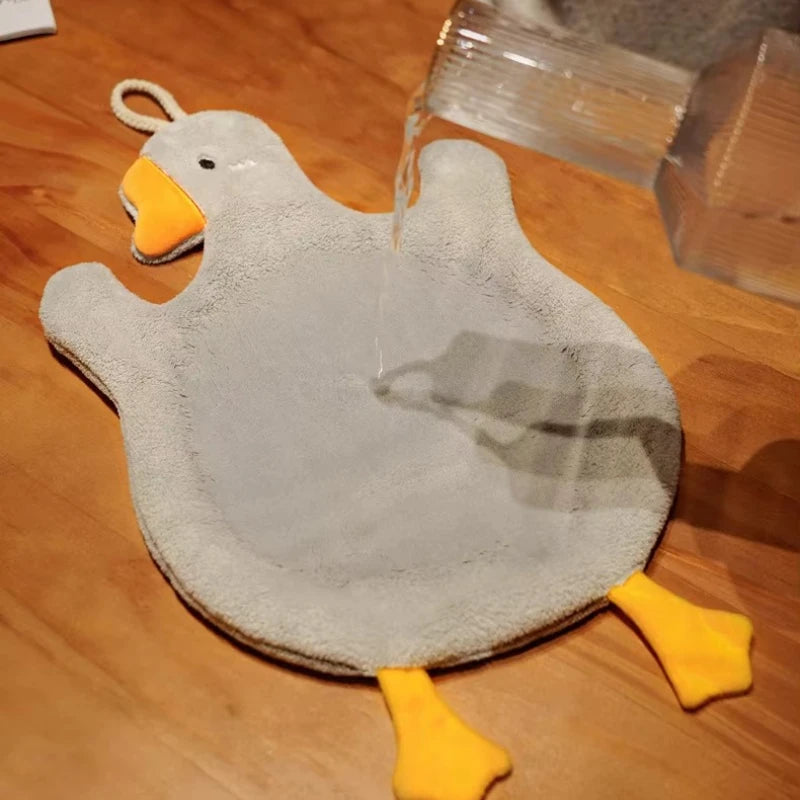 Cartoon Goose Hanging Hand Towel