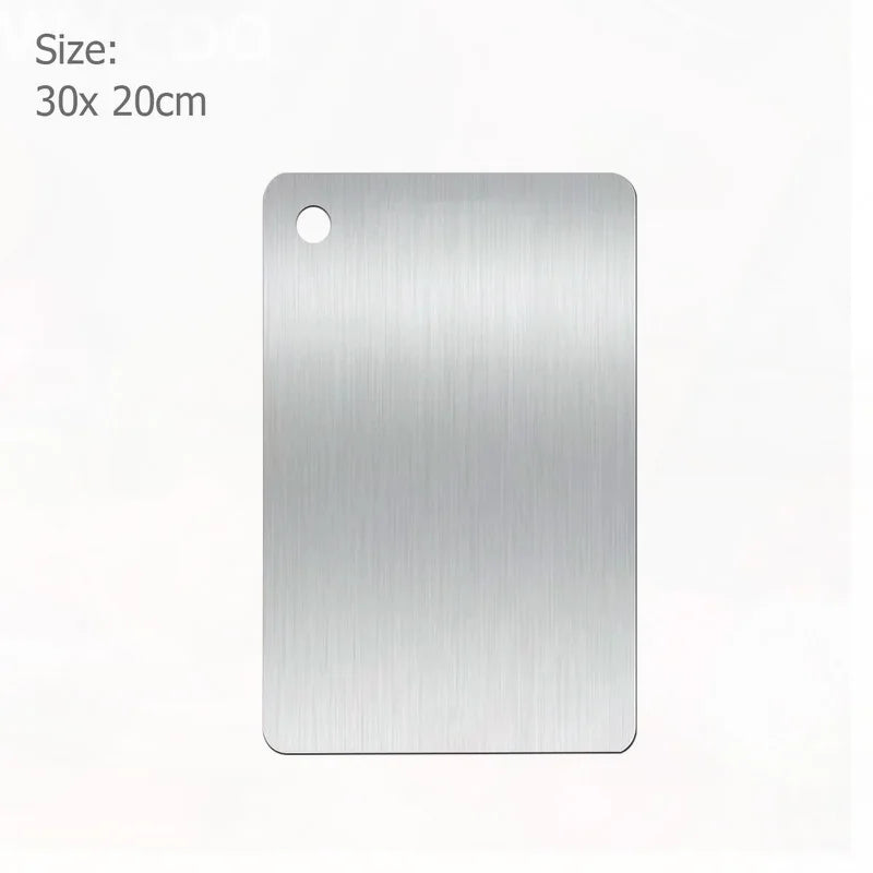 Double-Sided Stainless Steel Cutting Board