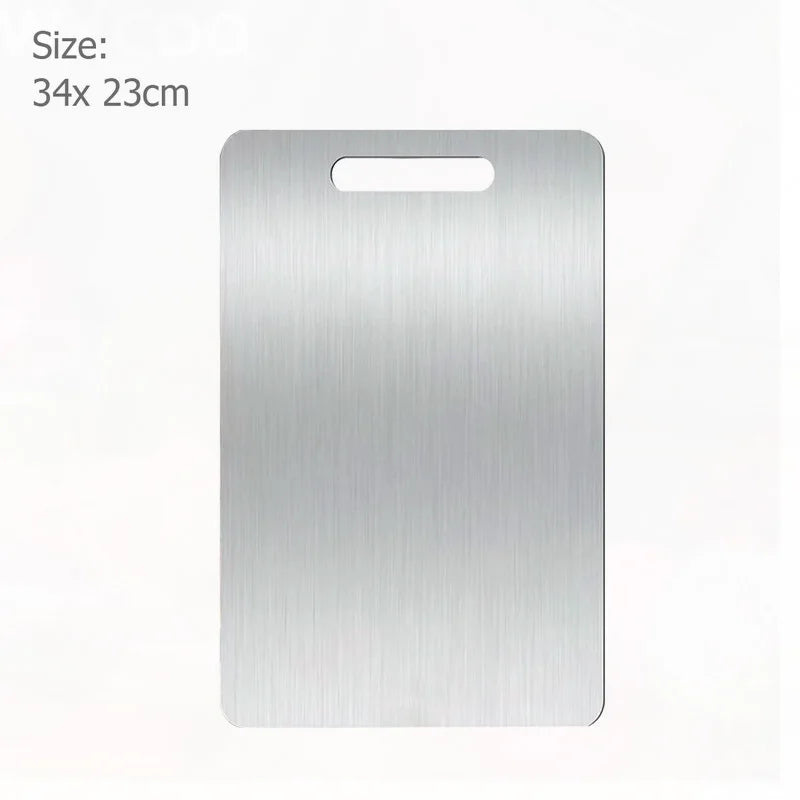 Double-Sided Stainless Steel Cutting Board
