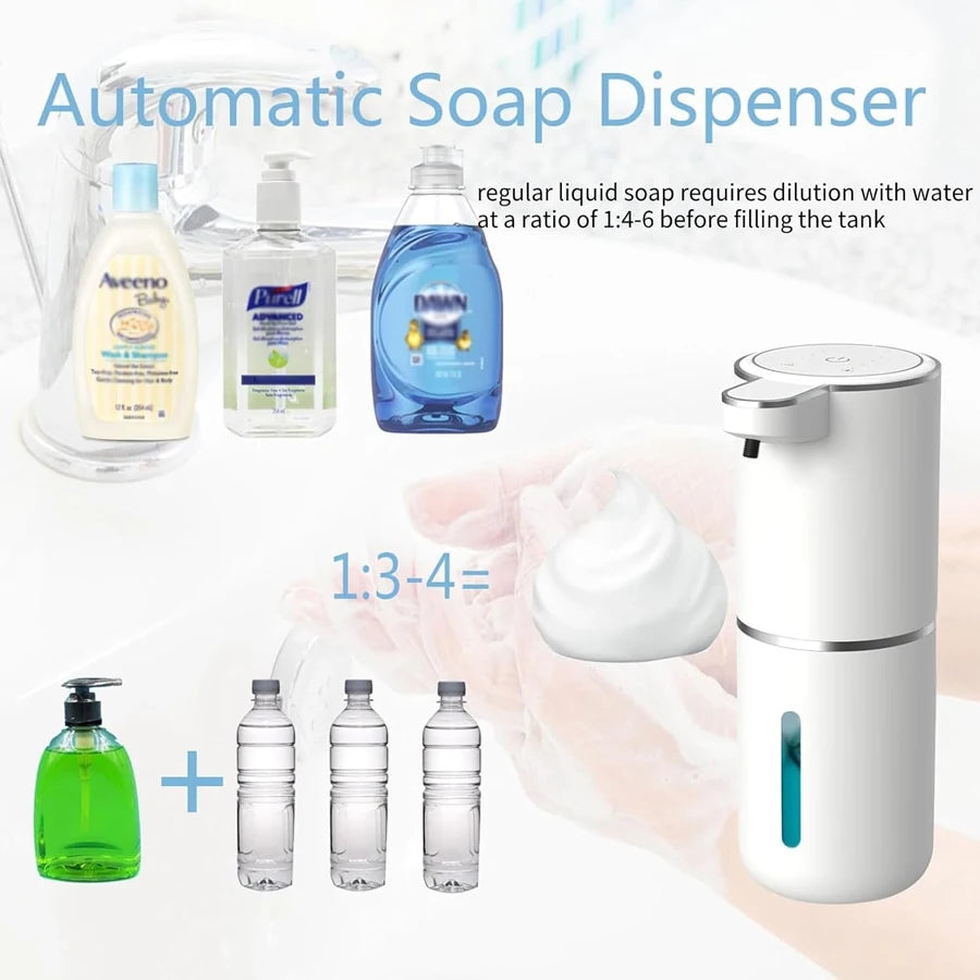USB Rechargeable Automatic Foaming Soap Dispenser