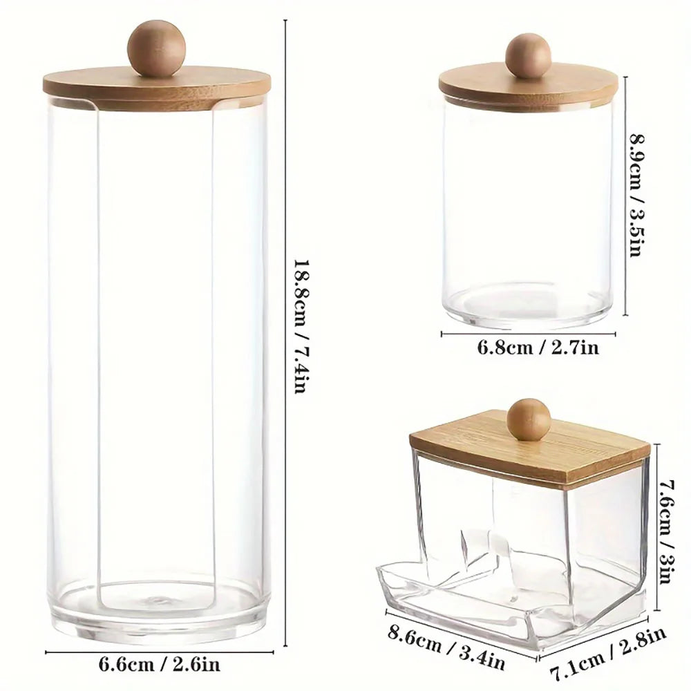 Bathroom Organizer Set (3-Pack)