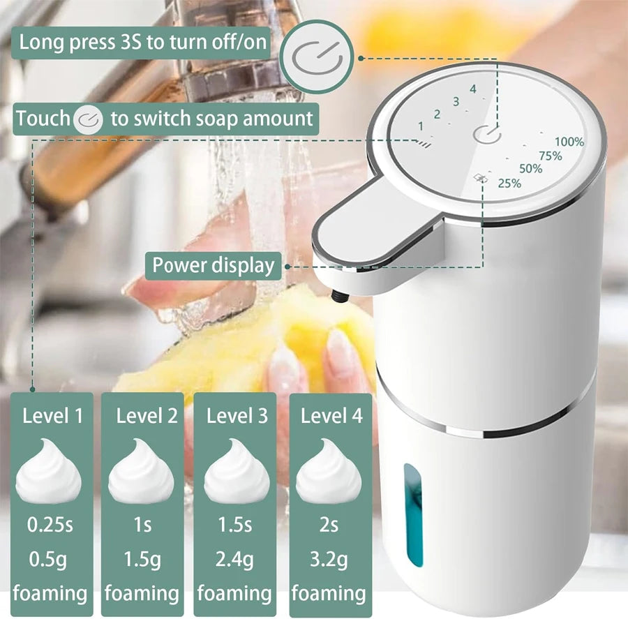 USB Rechargeable Automatic Foaming Soap Dispenser