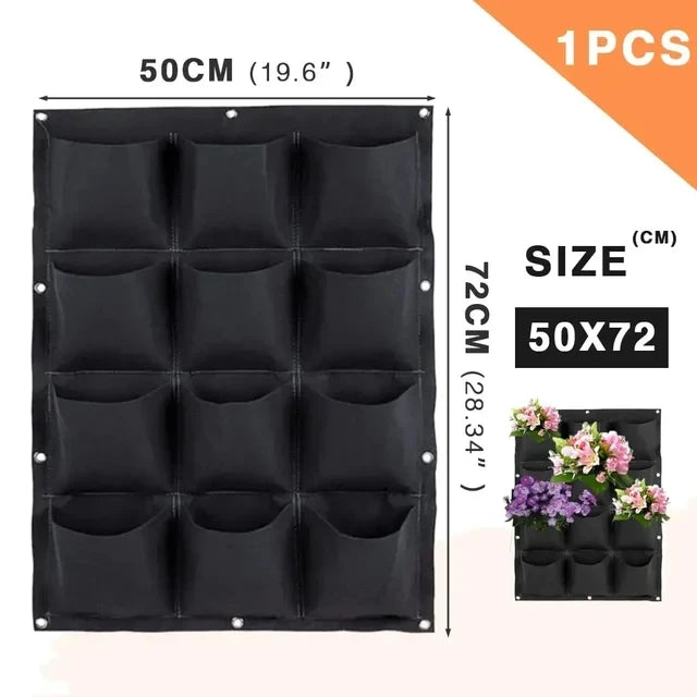 Vertical Wall Planter Grow Bag