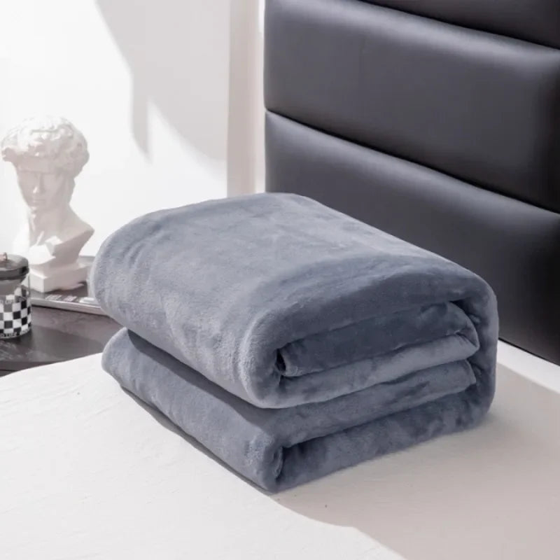 Soft Coral Fleece Blanket