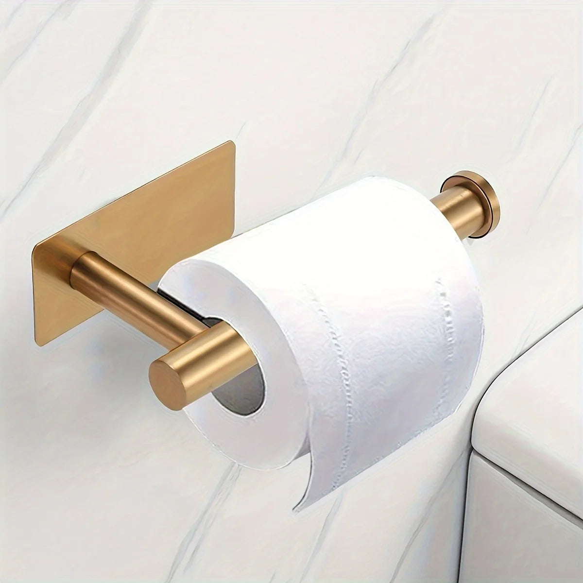 Self-Adhesive Stainless Steel Toilet Paper Holder