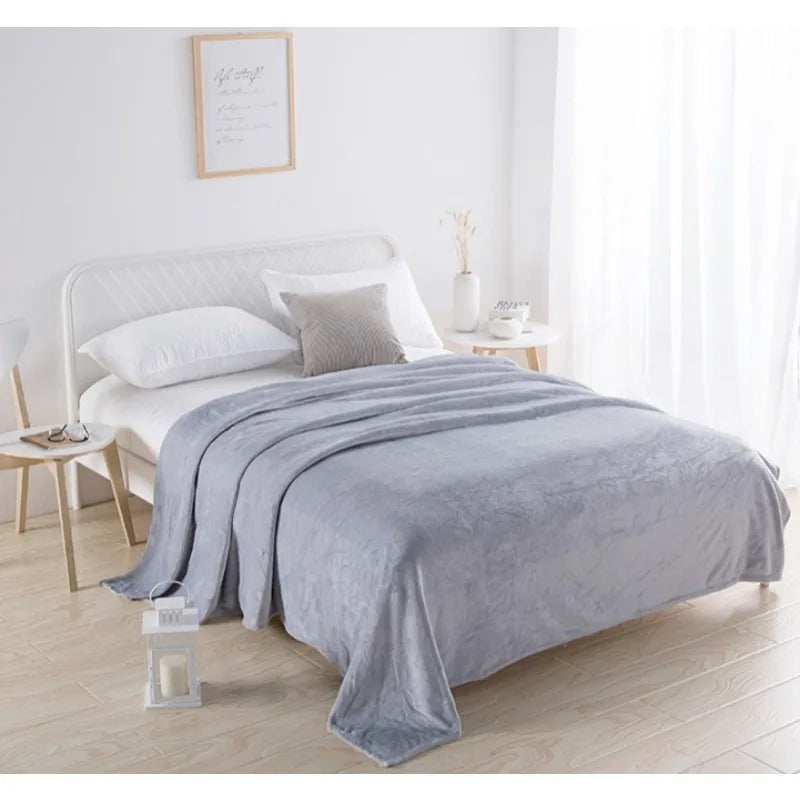 Soft Coral Fleece Blanket