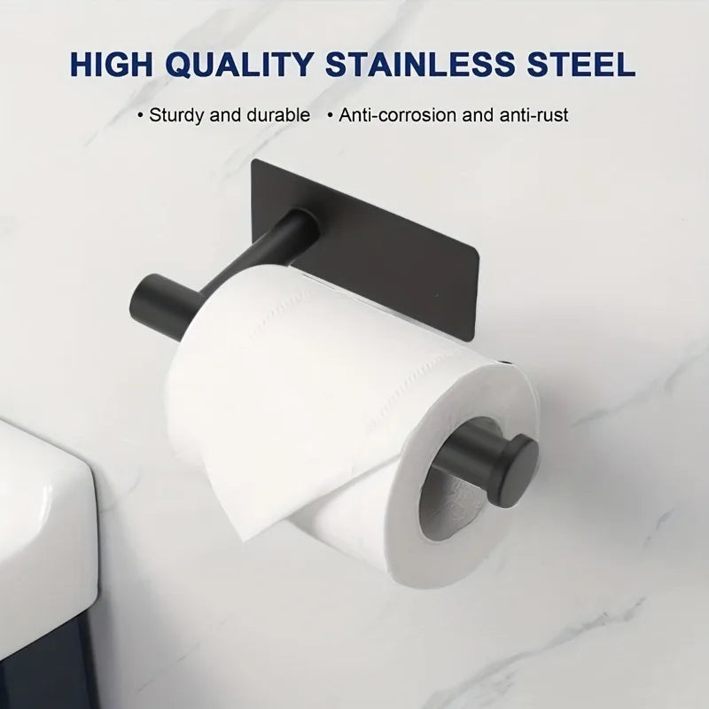 Self-Adhesive Stainless Steel Toilet Paper Holder