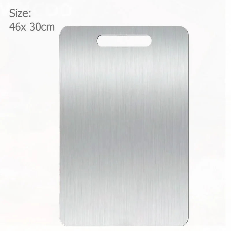Double-Sided Stainless Steel Cutting Board