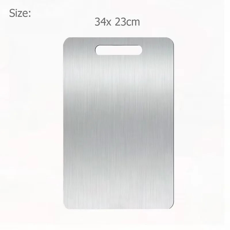 Double-Sided Stainless Steel Cutting Board