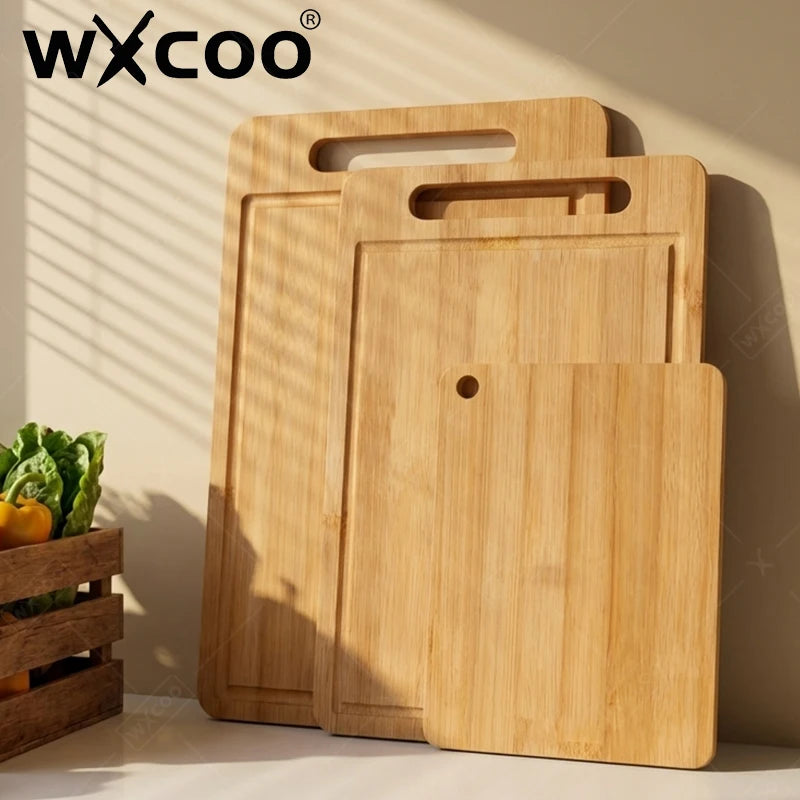 Natural Bamboo Cutting Board – Double-Sided Chopping Board