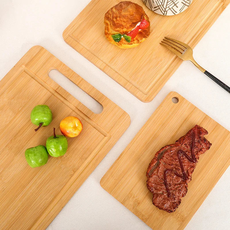 Natural Bamboo Cutting Board – Double-Sided Chopping Board