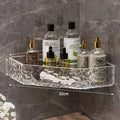 Wall-Mounted Corner Bathroom Shelf