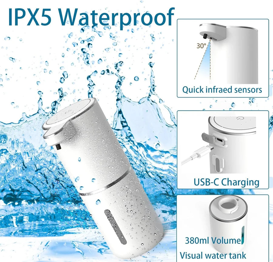USB Rechargeable Automatic Foaming Soap Dispenser