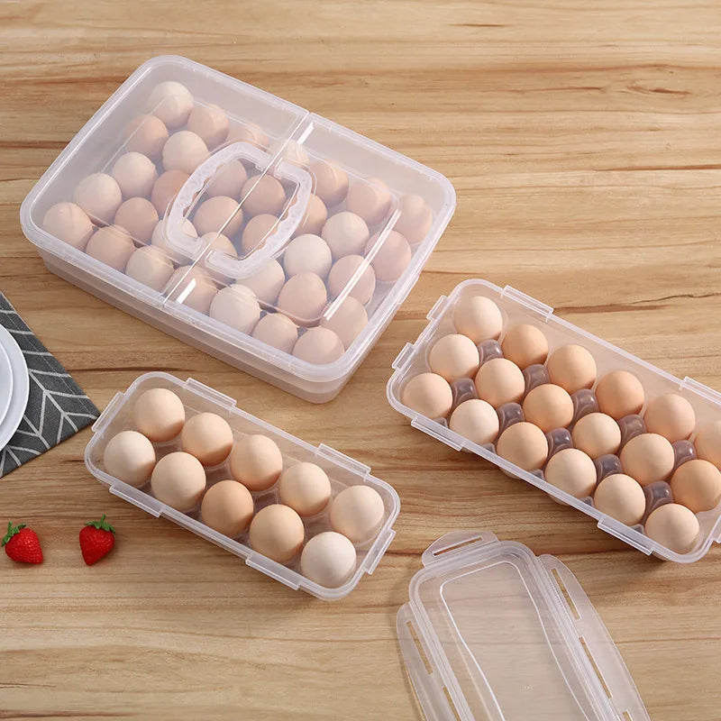 Stackable Egg Storage Container with Lid