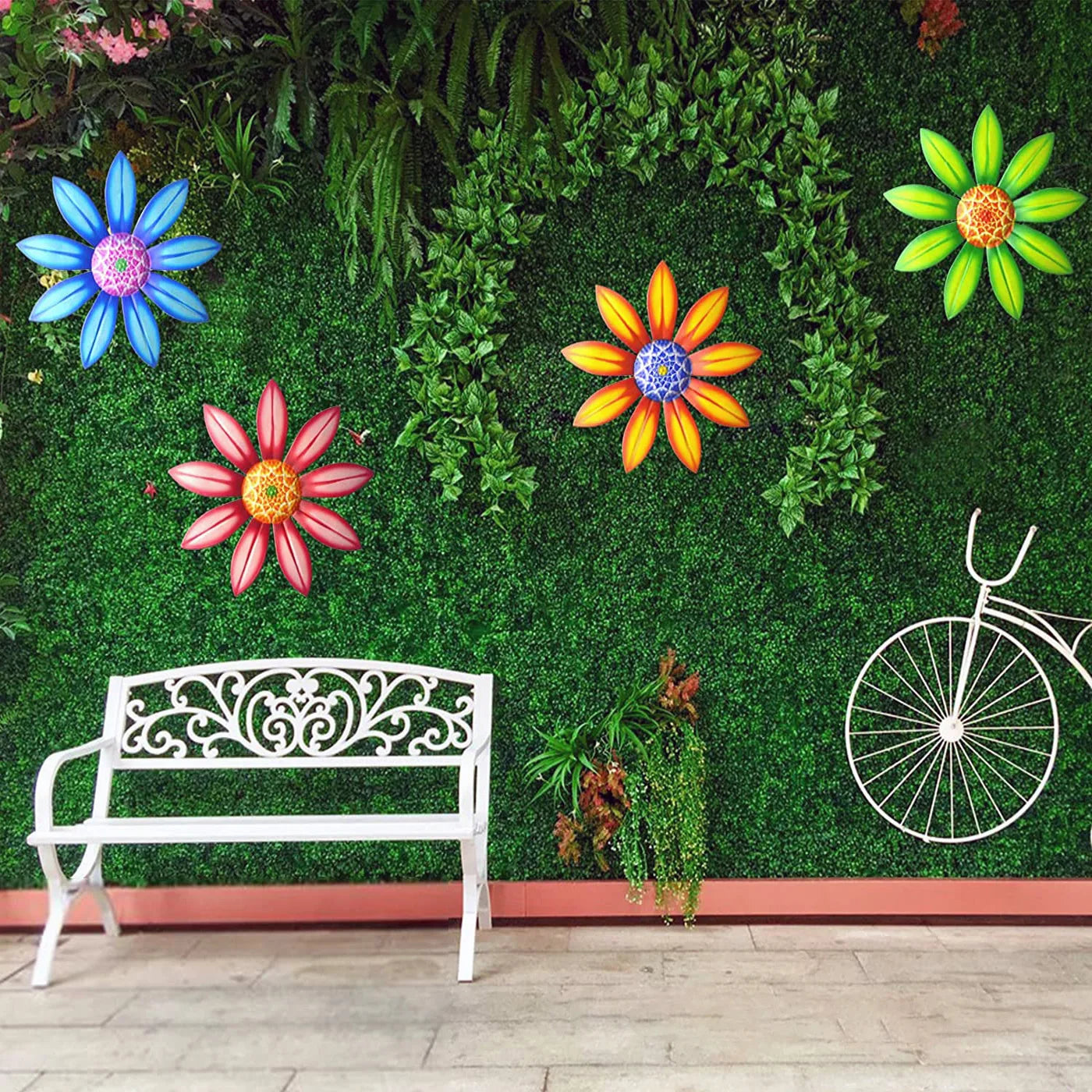 Metal Sunflower Wall Art