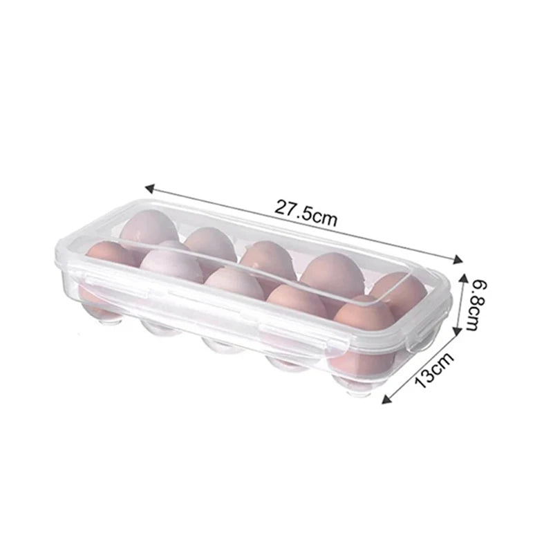 Stackable Egg Storage Container with Lid