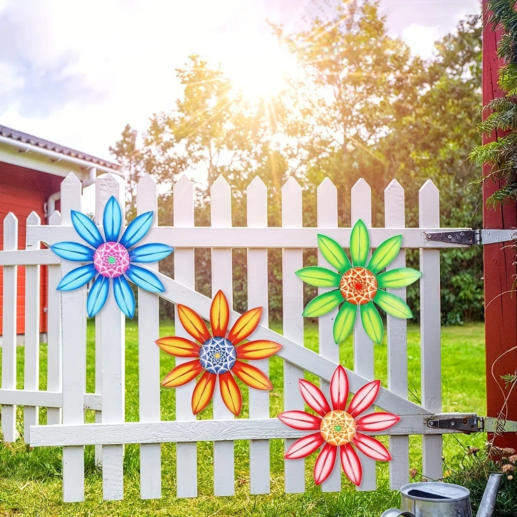 Metal Sunflower Wall Art