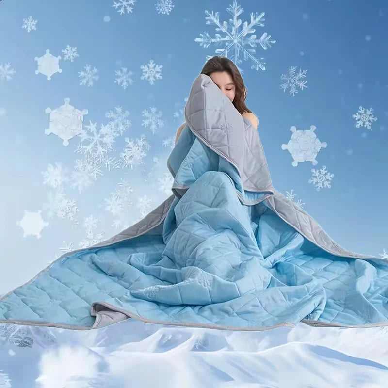Premium Cooling Summer Blanket – Lightweight & Breathable for Hot Nights