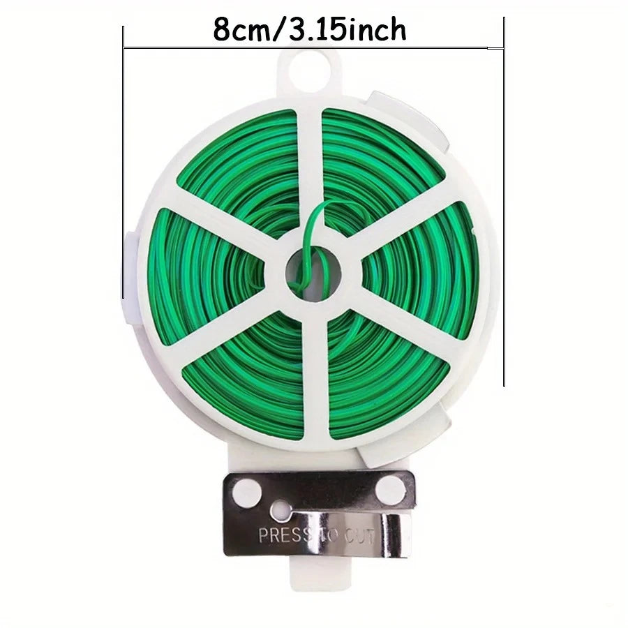 Garden Twist Ties with Built-in Cutter