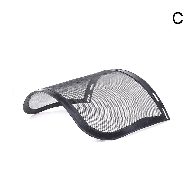 Garden Safety Helmet with Full Face Mesh Visor