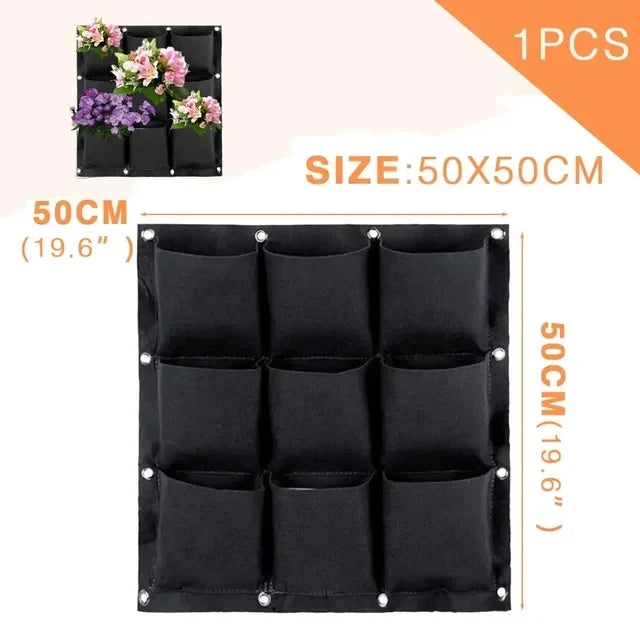Vertical Wall Planter Grow Bag