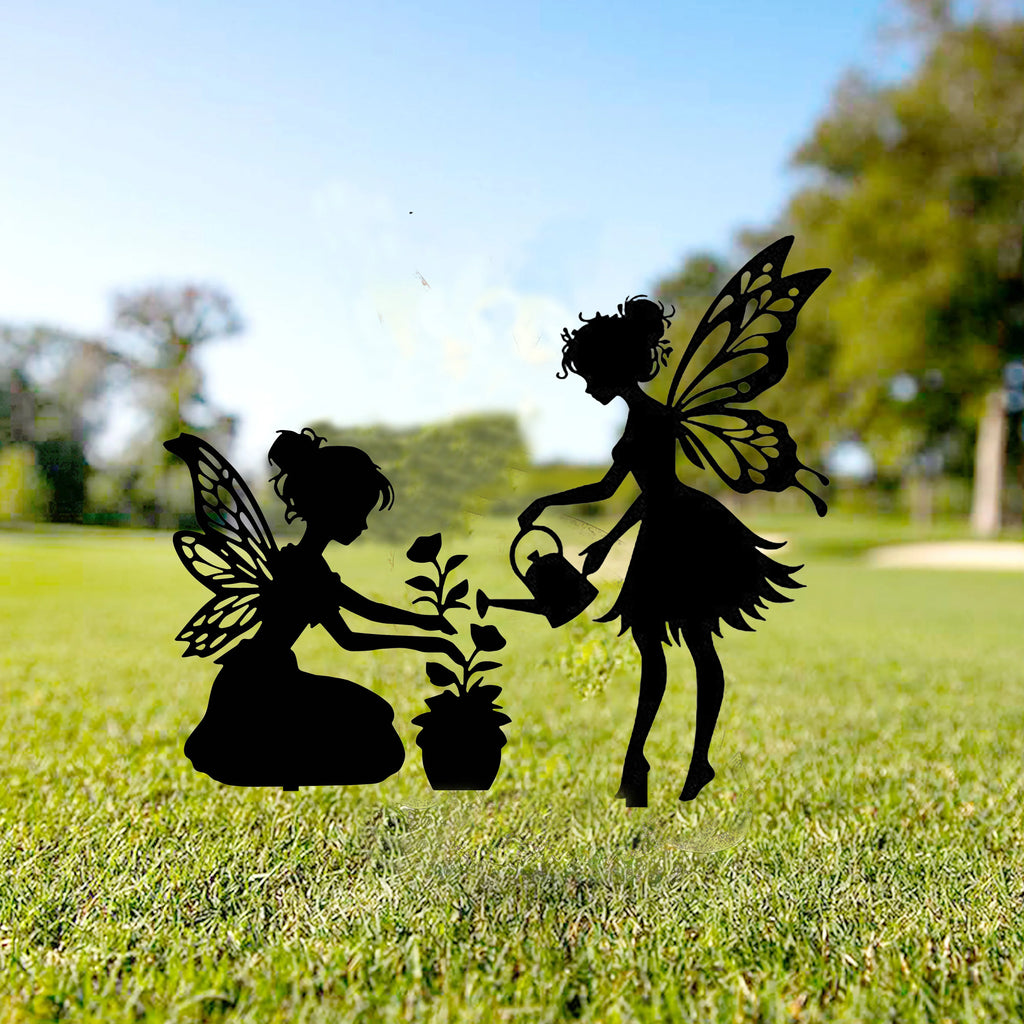 Metal Fairy Garden Wall Decoration