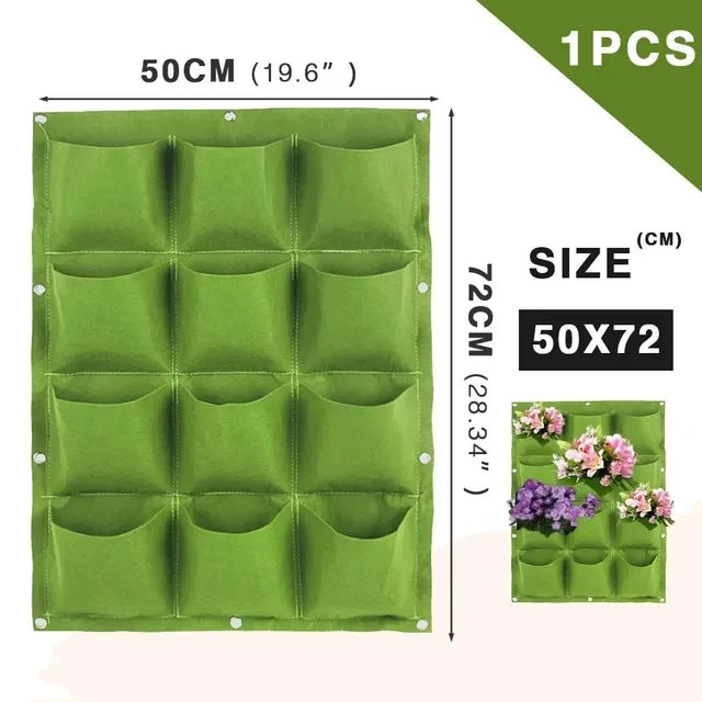 Vertical Wall Planter Grow Bag