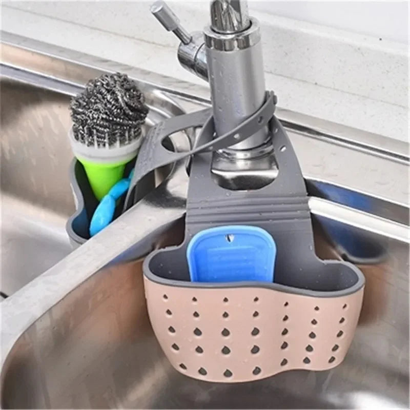 Kitchen Sink Sponge Holder with Suction Cup