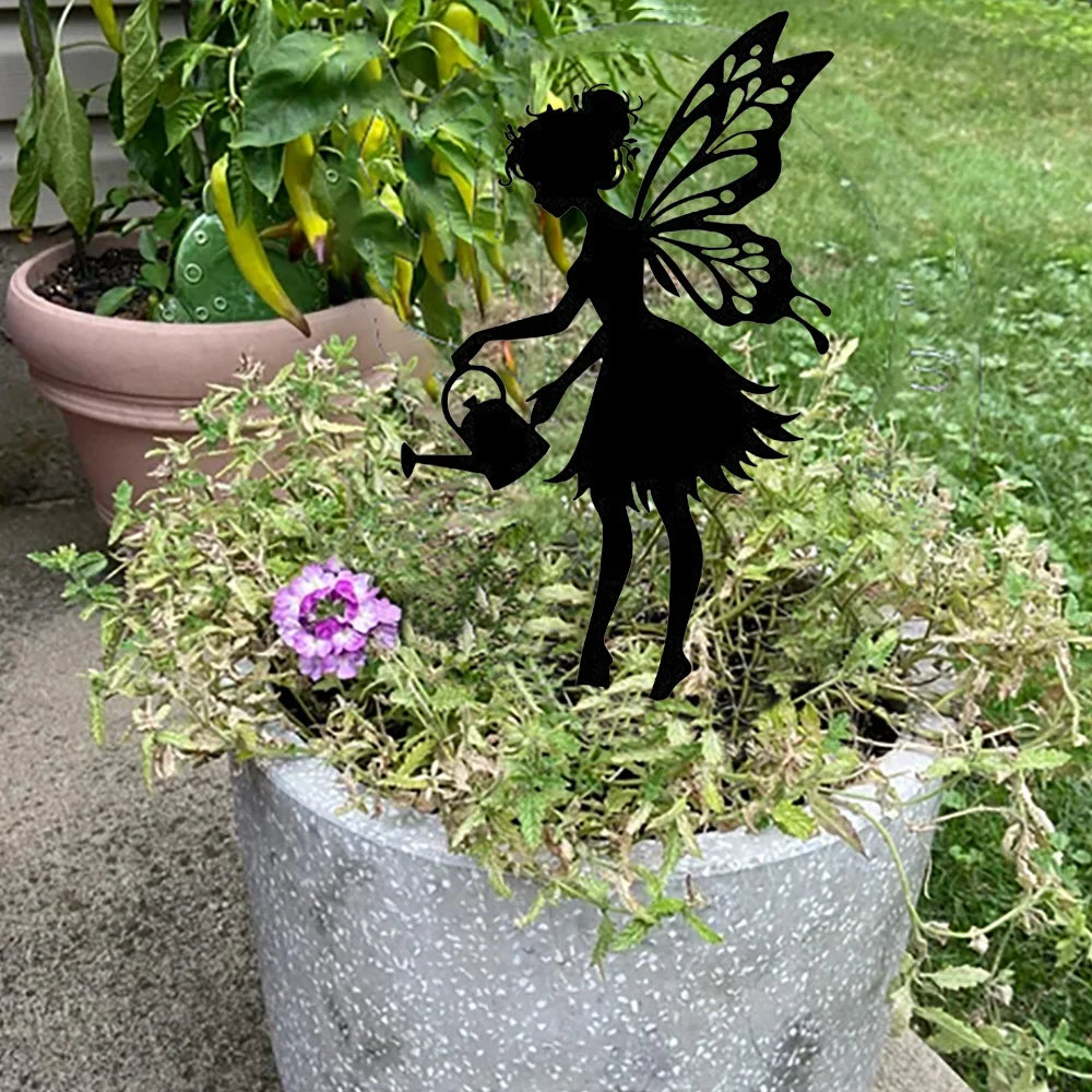 Metal Fairy Garden Wall Decoration