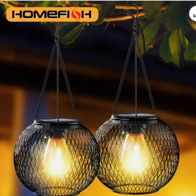 Solar Outdoor Hanging Lantern