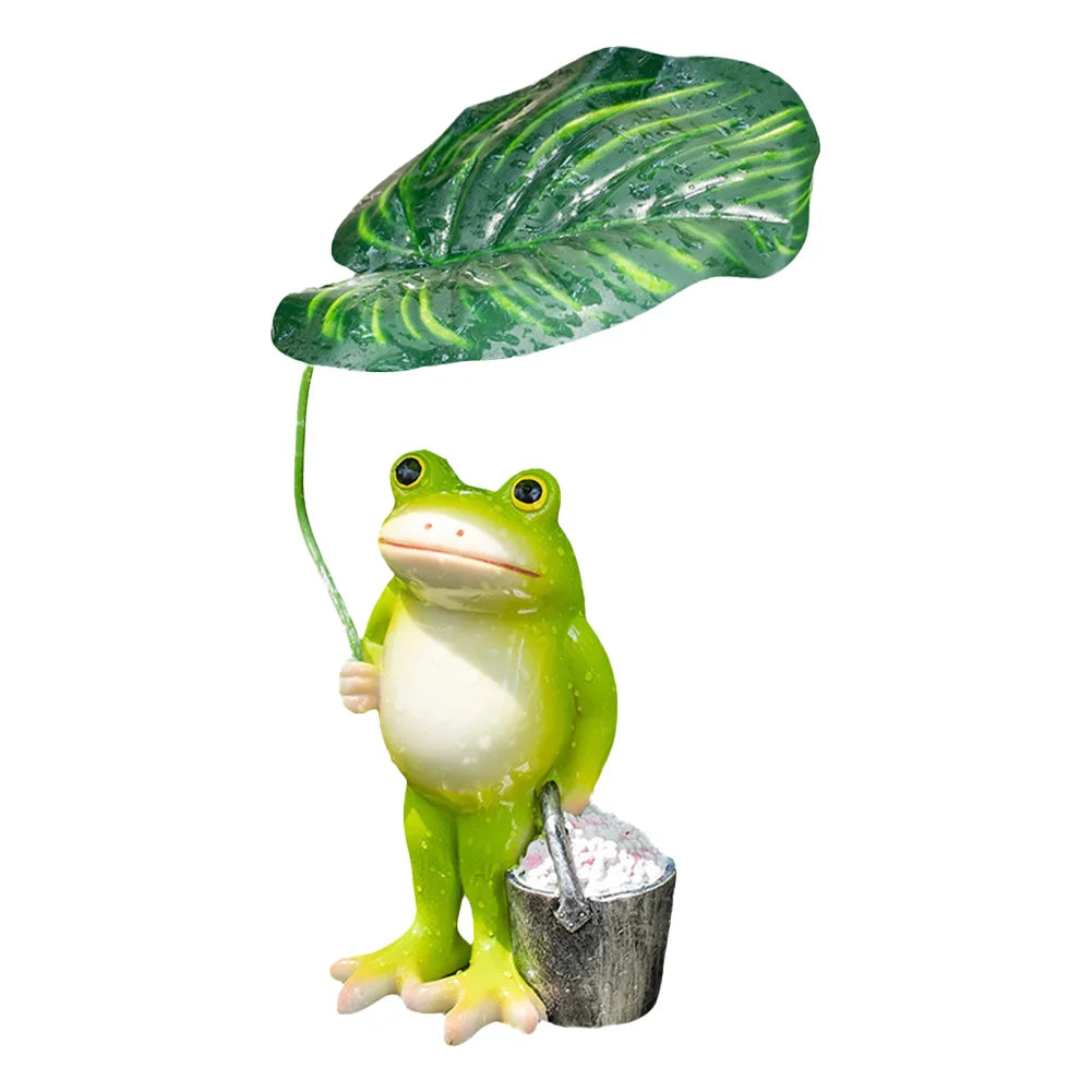 Funny Frog Garden Statue