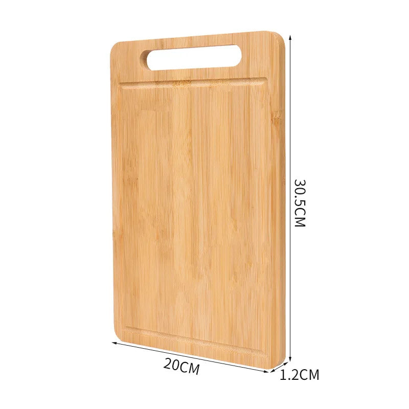 Natural Bamboo Cutting Board – Double-Sided Chopping Board