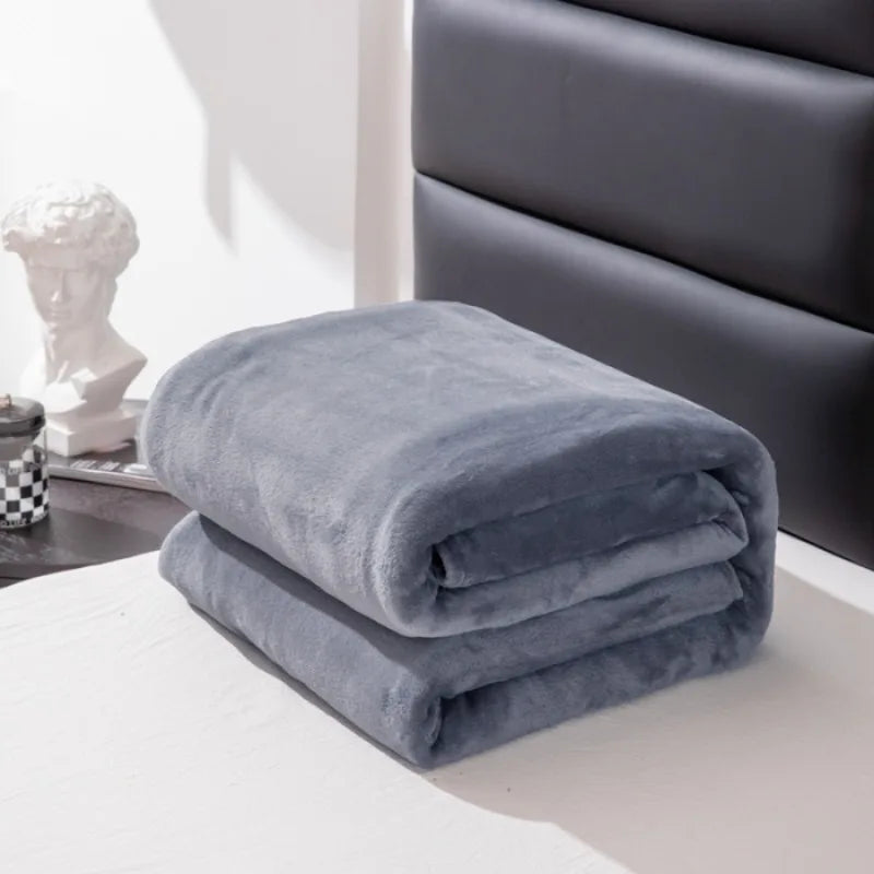 Soft Coral Fleece Blanket
