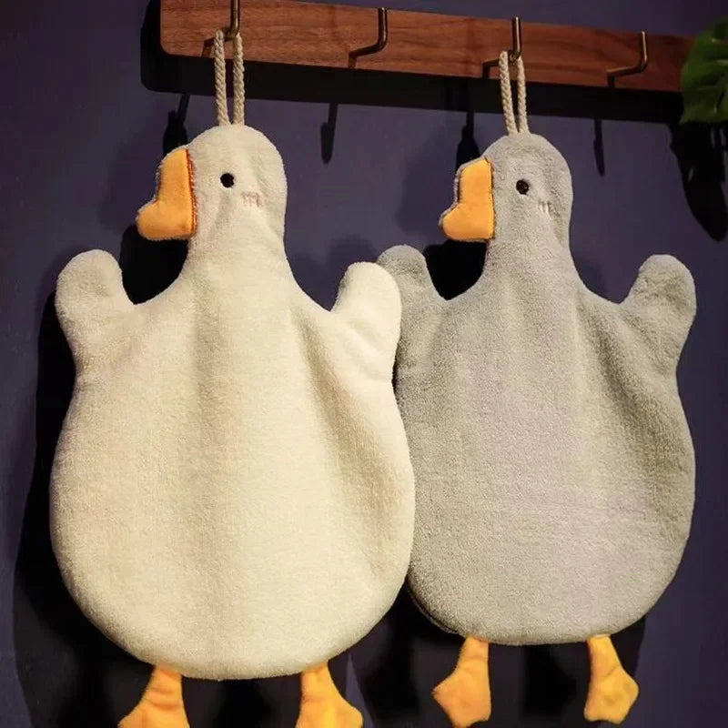 Cartoon Goose Hanging Hand Towel