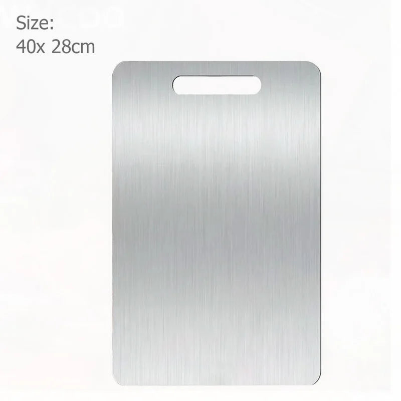 Double-Sided Stainless Steel Cutting Board